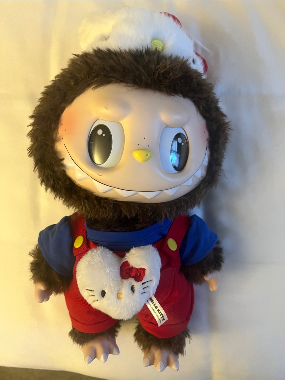 Hello Kitty Plush Monster Doll in Brown, Red, Blue, White